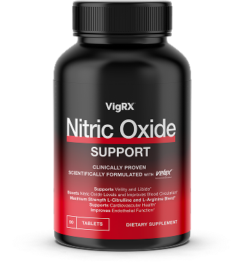 VigRX Nitric Oxide Support bottle — 90 tablets